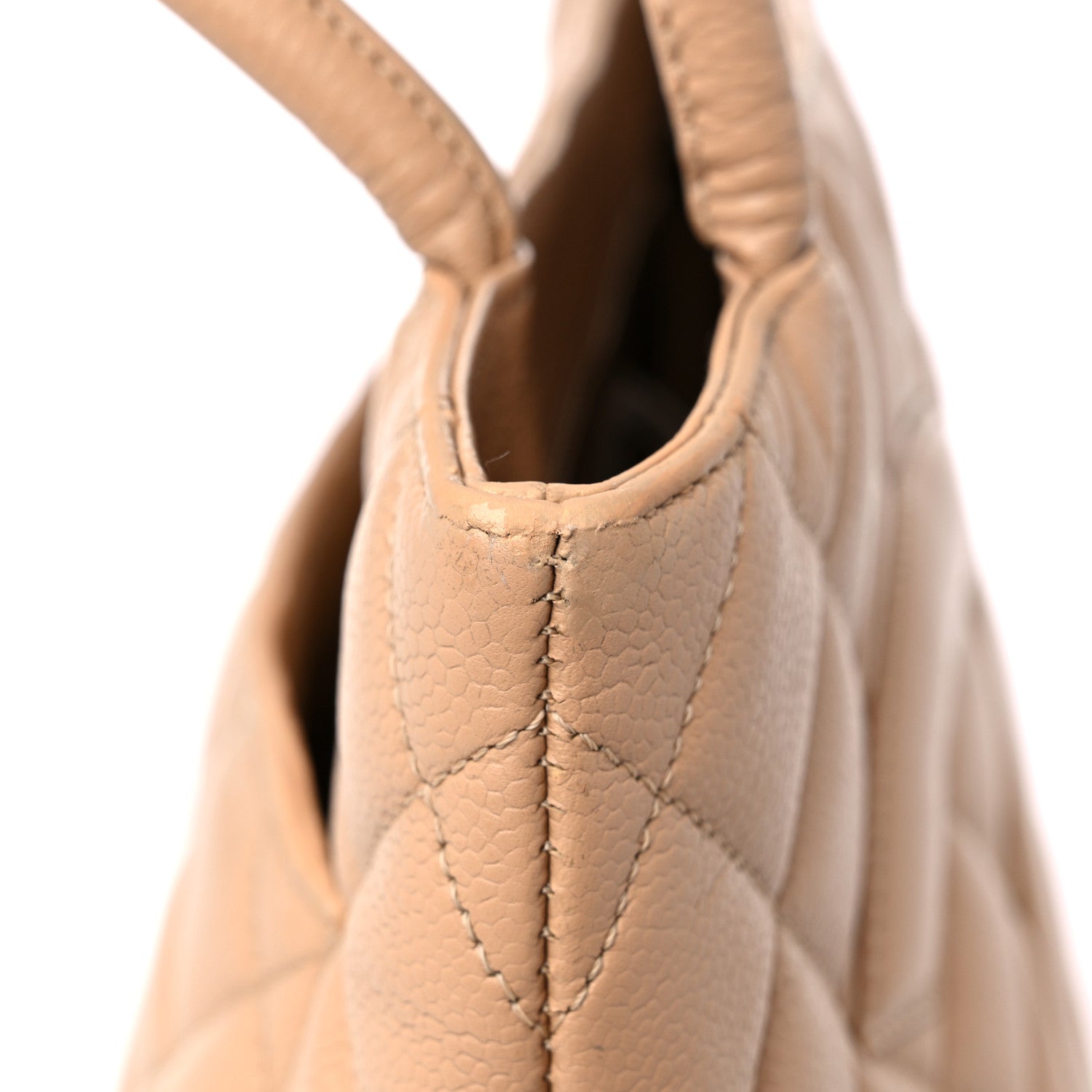 Chanel Caviar Quilted Medallion Tote Beige 18 of 24