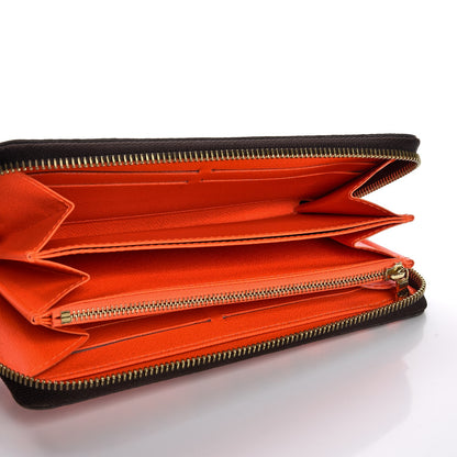 Louis Vuitton Monogram Graffiti Zippy Wallet Orange 5 of 12