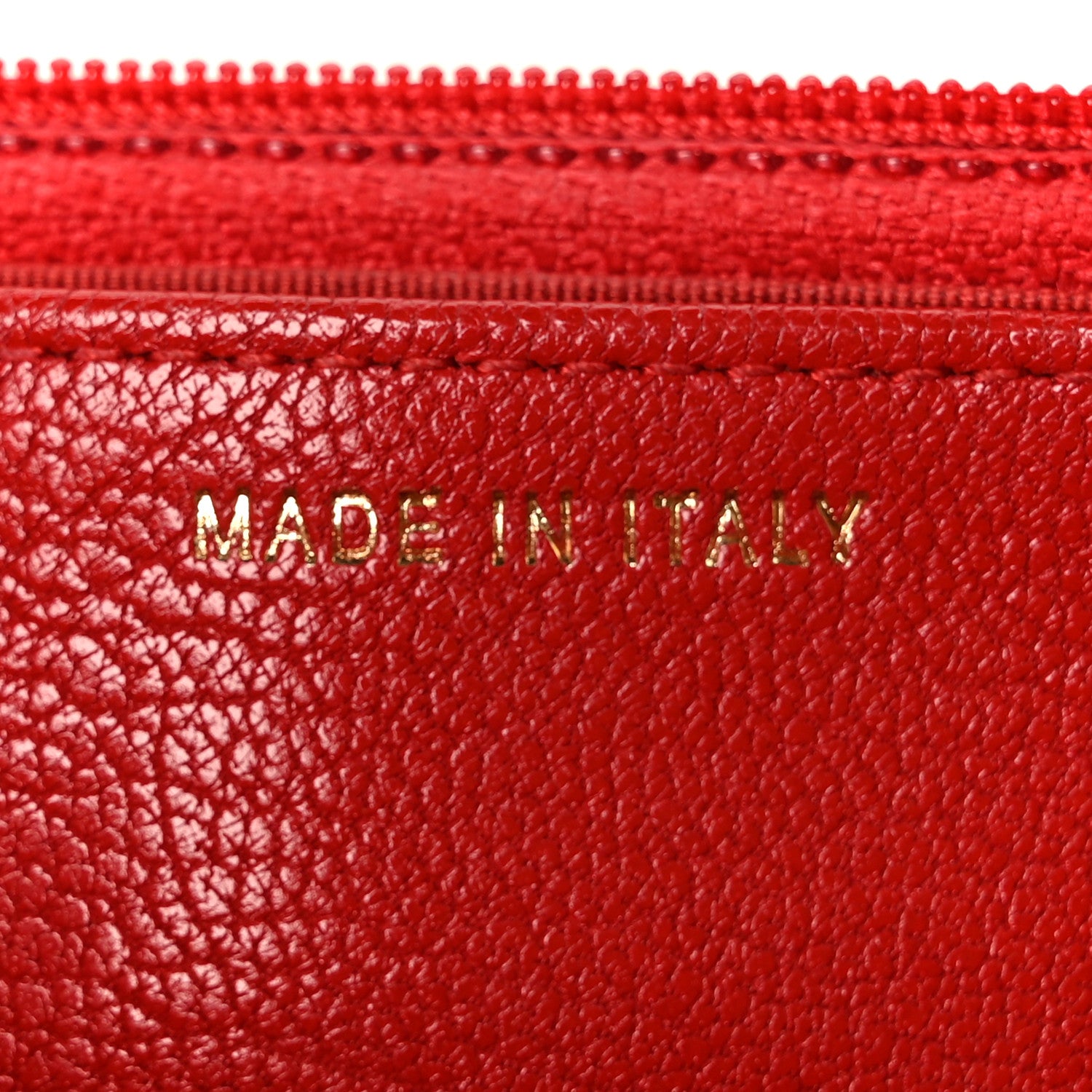 Chanel Goatskin Chevron Quilted Statement Wallet On Chain WOC Red 7 of 12