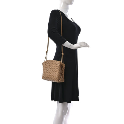 Bottega Veneta Nappa Intrecciato Small Loop Camera Bag Almond 2 of 16