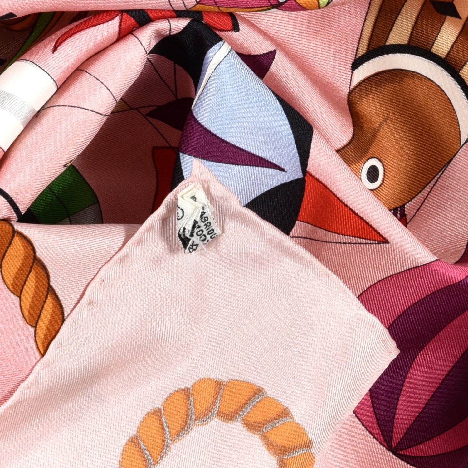 Hermes Silk Les Folies Du Ciel Scarf 90 4 of 4