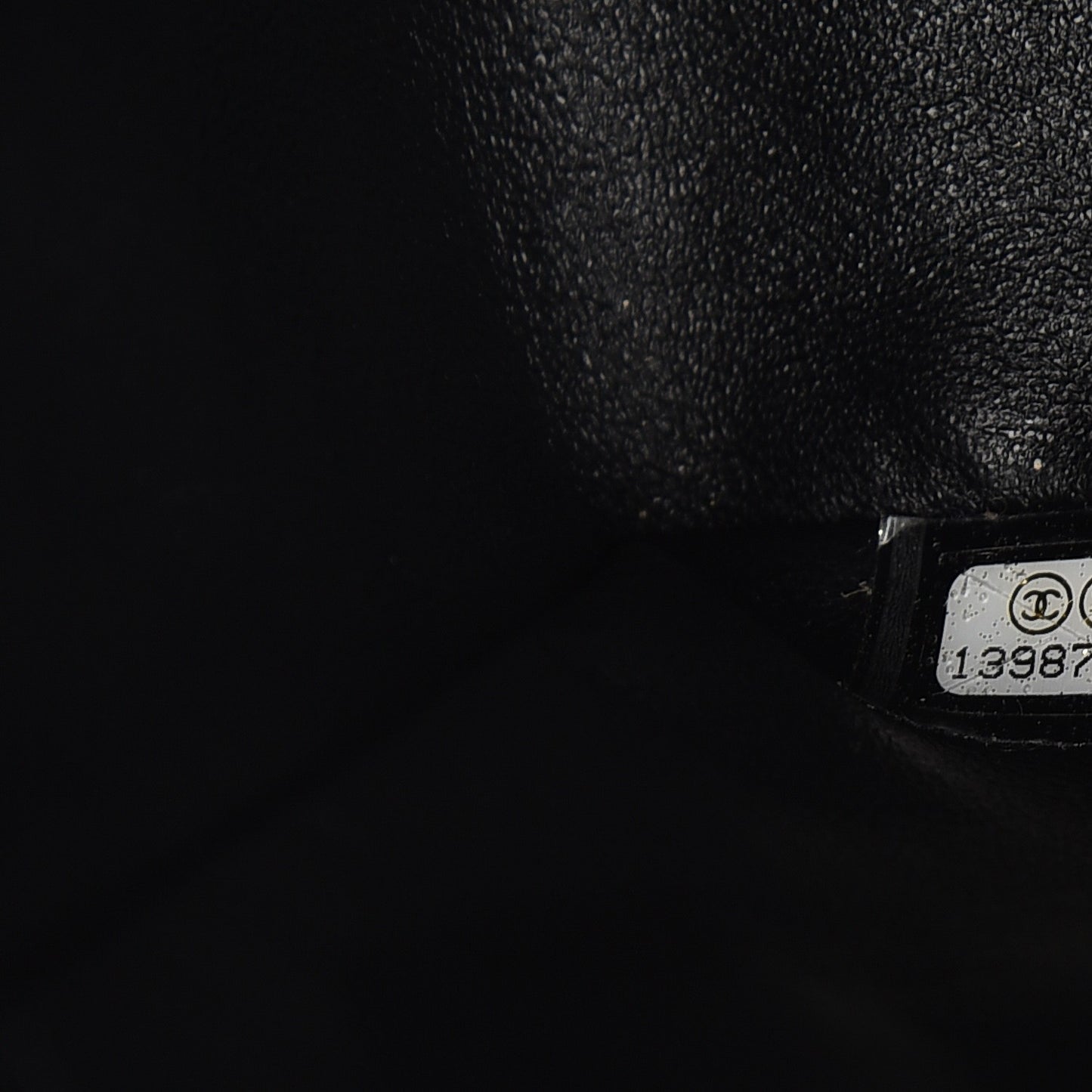 Patent Quilted Maxi Single Flap Black