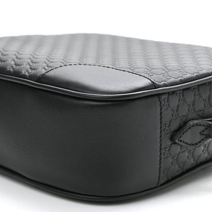 Gucci Microguccissima Mini Bree Messenger Bag Black 11 of 11