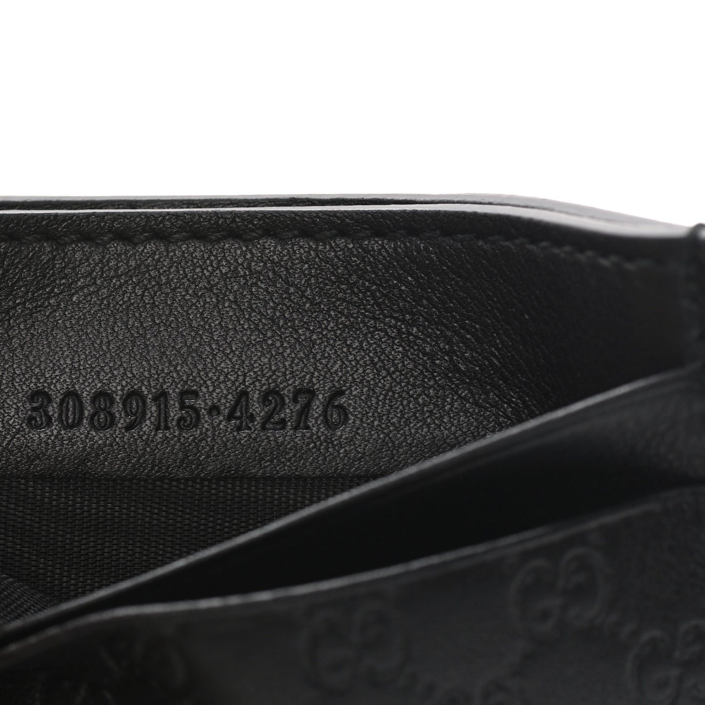 Microguccissima Card Holder Money Clip Black