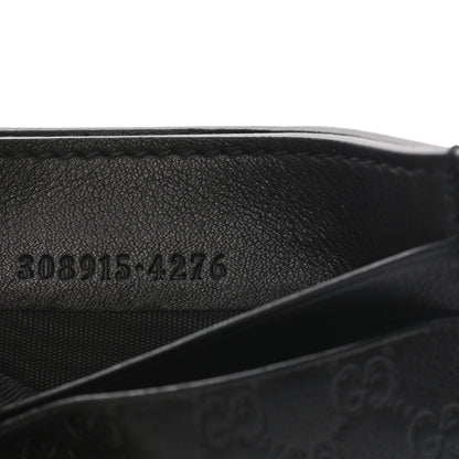 Gucci Microguccissima Card Holder Money Clip Black 6 of 6