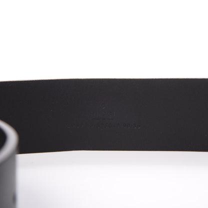 Gucci Calfskin Bi Color Interlocking G Belt 90 36 Black 4 of 7