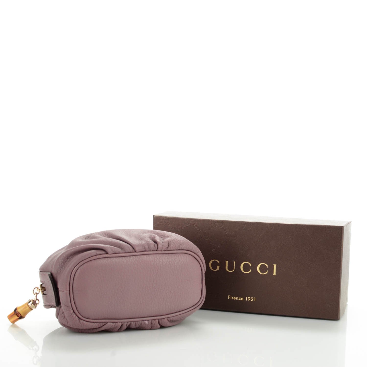 Gucci Goatskin Medium Bamboo Cosmetic Case 4 of 7