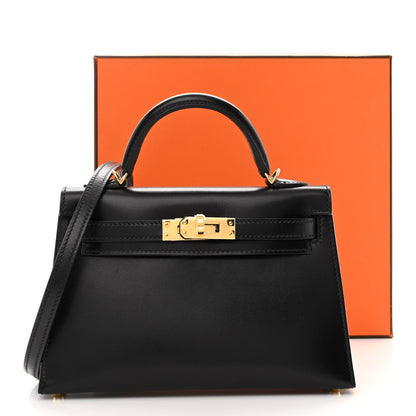 Hermes Box Mini Kelly Sellier 20 Black 11 of 11