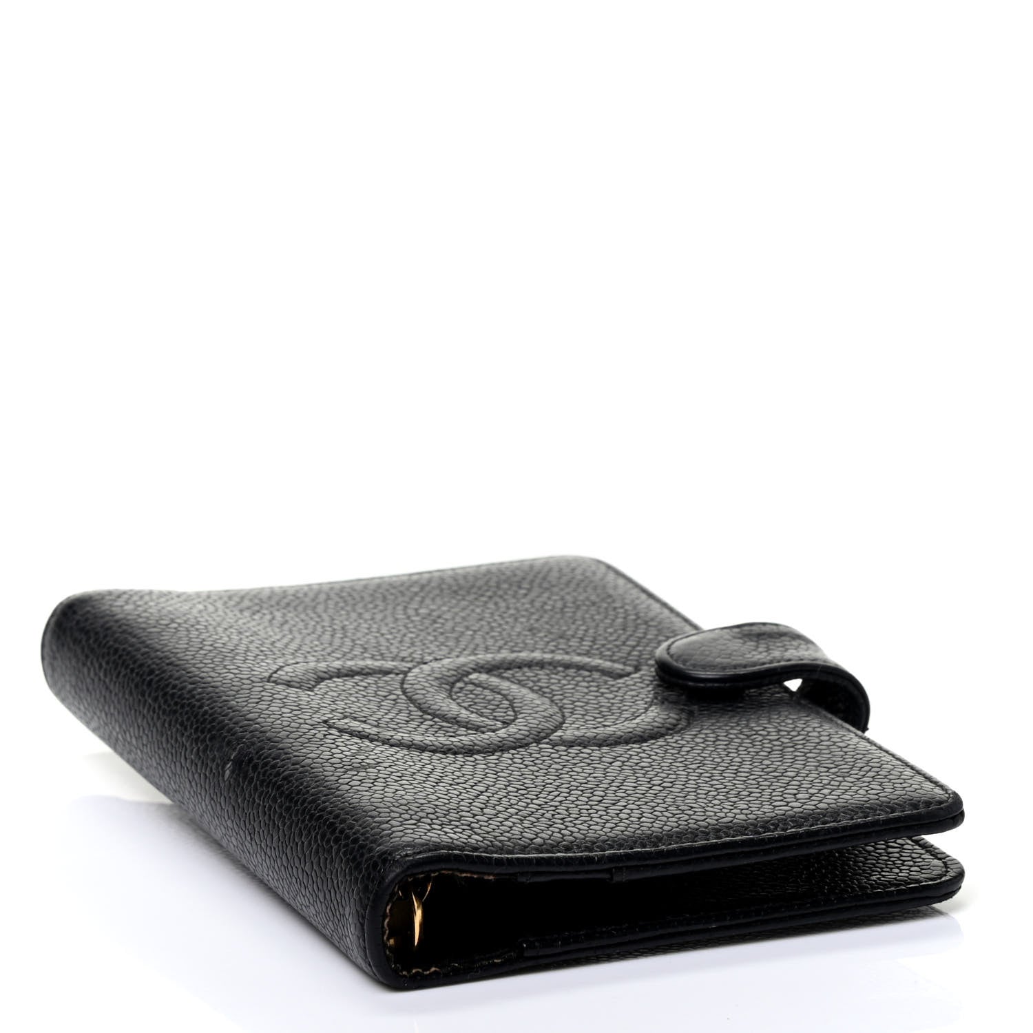 Chanel Caviar CC Small Ring Agenda Planner Black 3 of 4