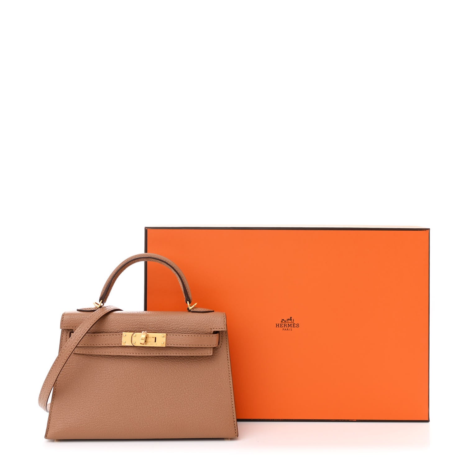 Hermes Chevre Mysore Mini Kelly Sellier 20 Quebracho 14 of 14