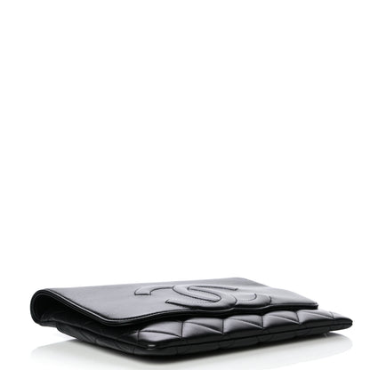 Chanel Goatskin Quilted Timeless CC Clutch Black 4 of 16