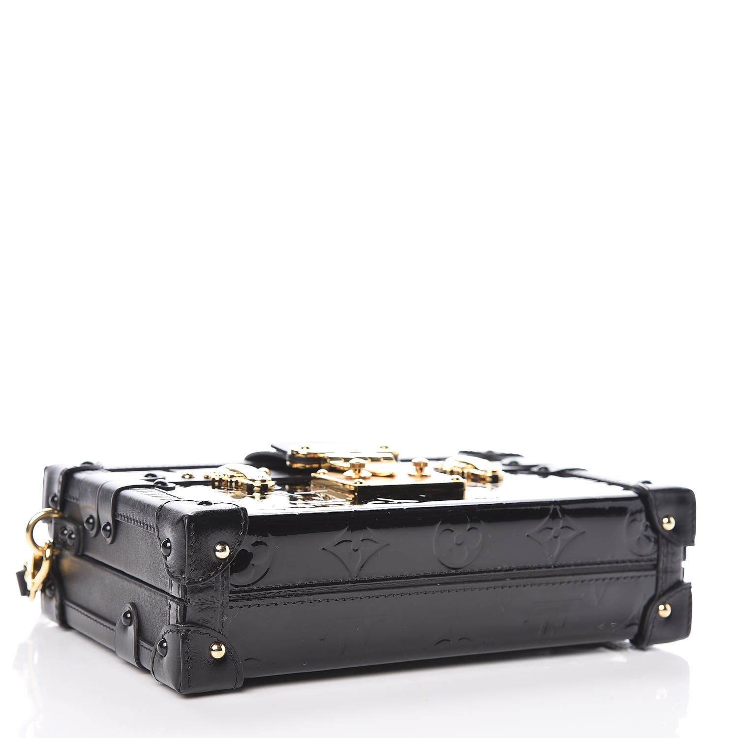 Louis Vuitton Vernis Petite Malle Black 4 of 9