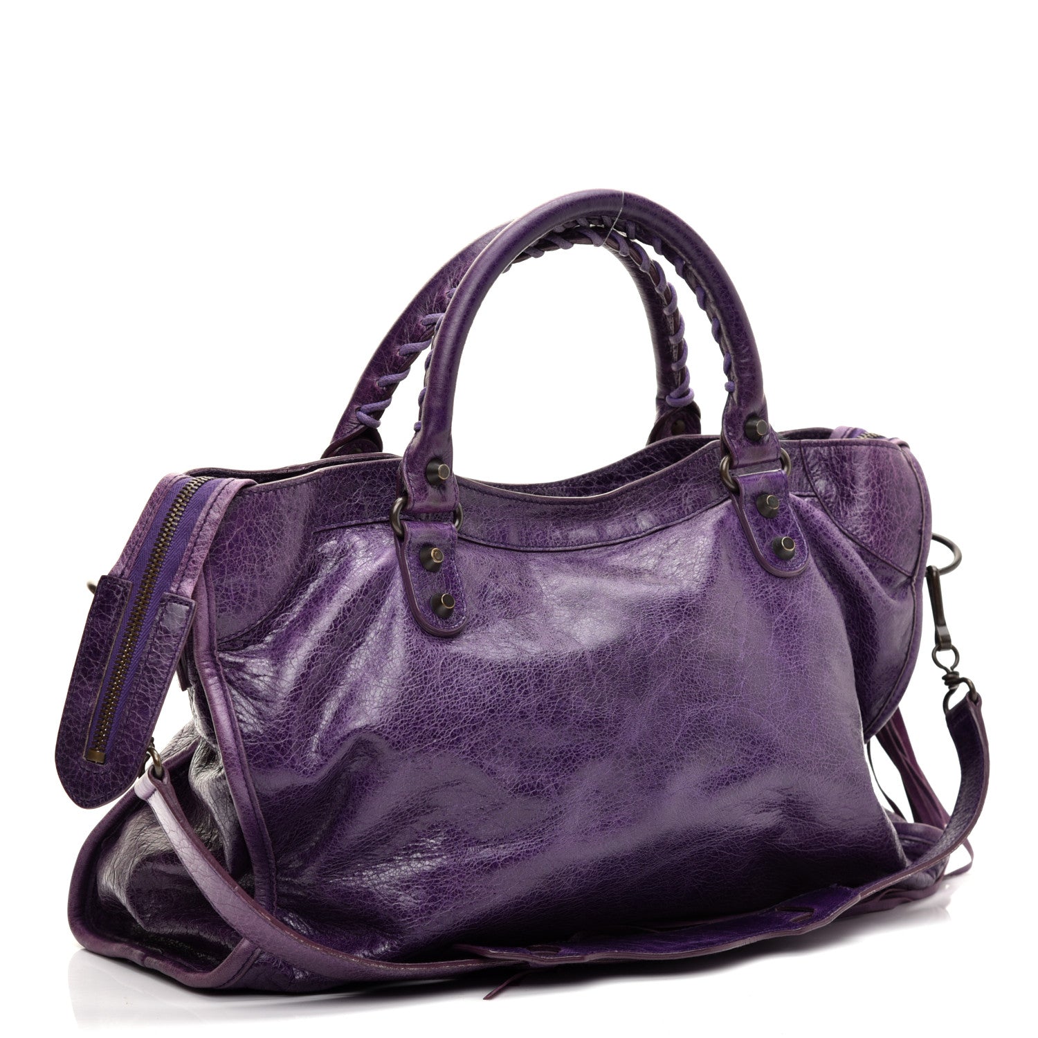 Balenciaga Agneau Classic Hardware City Sapphire 3 of 9