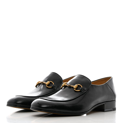 Gucci Goatskin Mens Horsebit Loafers 9.5 Black 2 of 12