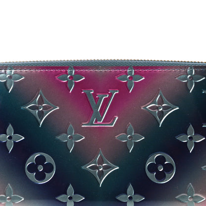 Louis Vuitton Metallic Vernis Degrade Zippy Wallet Blue Pink 7 of 11