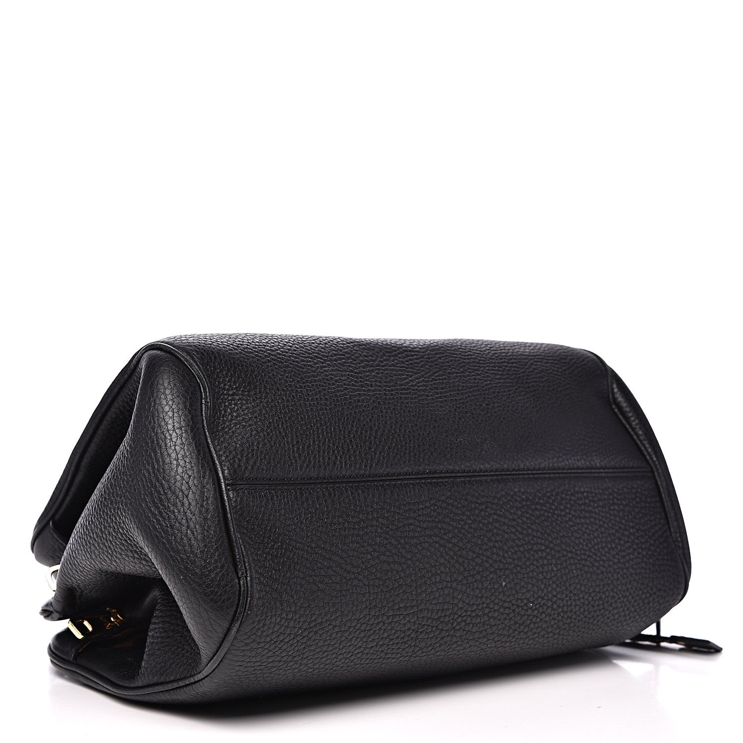 Dolce & Gabbana Grained Deerskin Double Zip Black 3 of 12