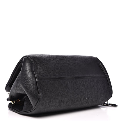 Dolce & Gabbana Grained Deerskin Double Zip Black 3 of 12