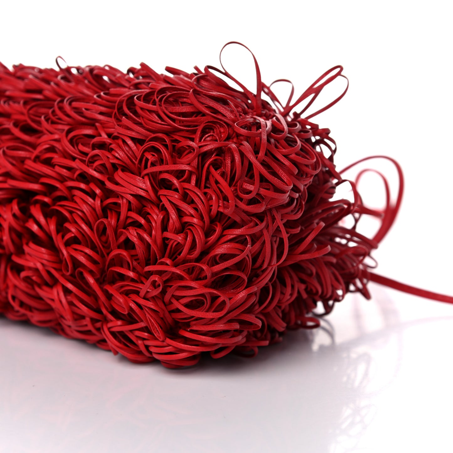 Lambskin The Sponge Mini Pouch Red