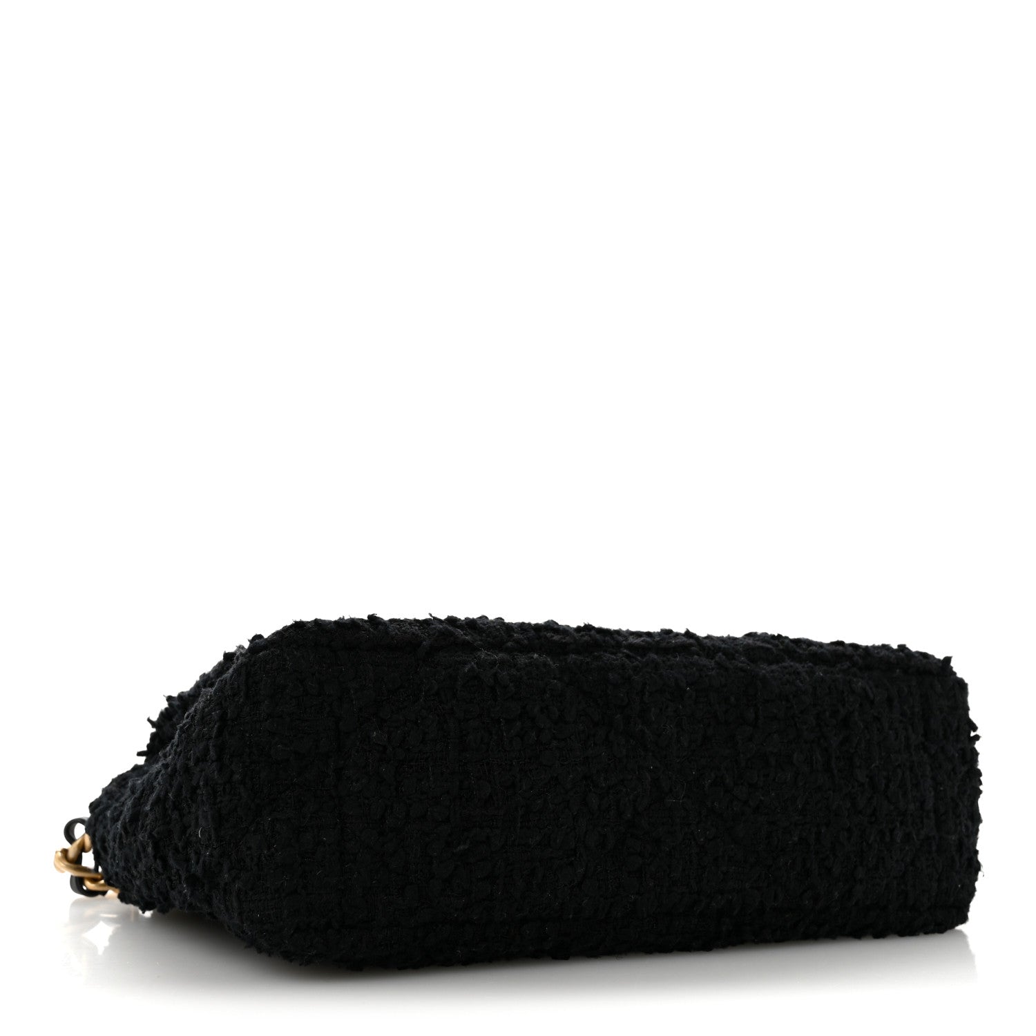 Chanel Tweed Quilted Medium Chanel 19 Flap Black 4 of 13