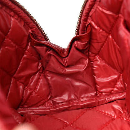 Chanel Lambskin Quilted Cosmetic Case Red 12 of 12