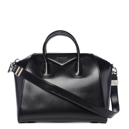 Givenchy Shiny Lord Calfskin Medium Antigona Black 1 of 9