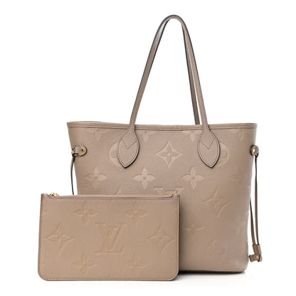 Louis Vuitton Empreinte Monogram Giant Neverfull MM Tourterelle 1 of 12