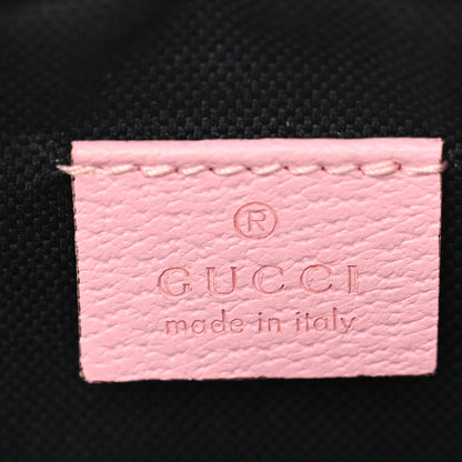 Gucci GG Supreme Monogram Psychedelic Round Shoulder Bag Black Multicolor Sugar Pink 6 of 10