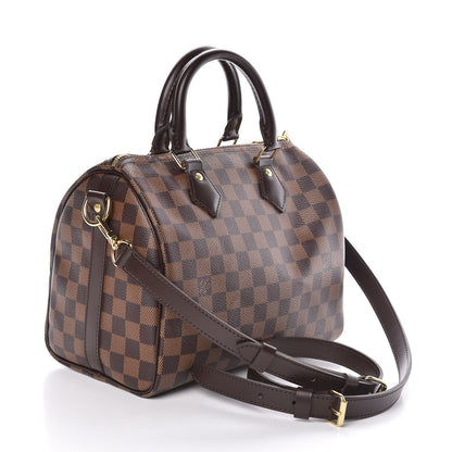 Louis Vuitton Damier Ebene Speedy Bandouliere 25 3 of 10