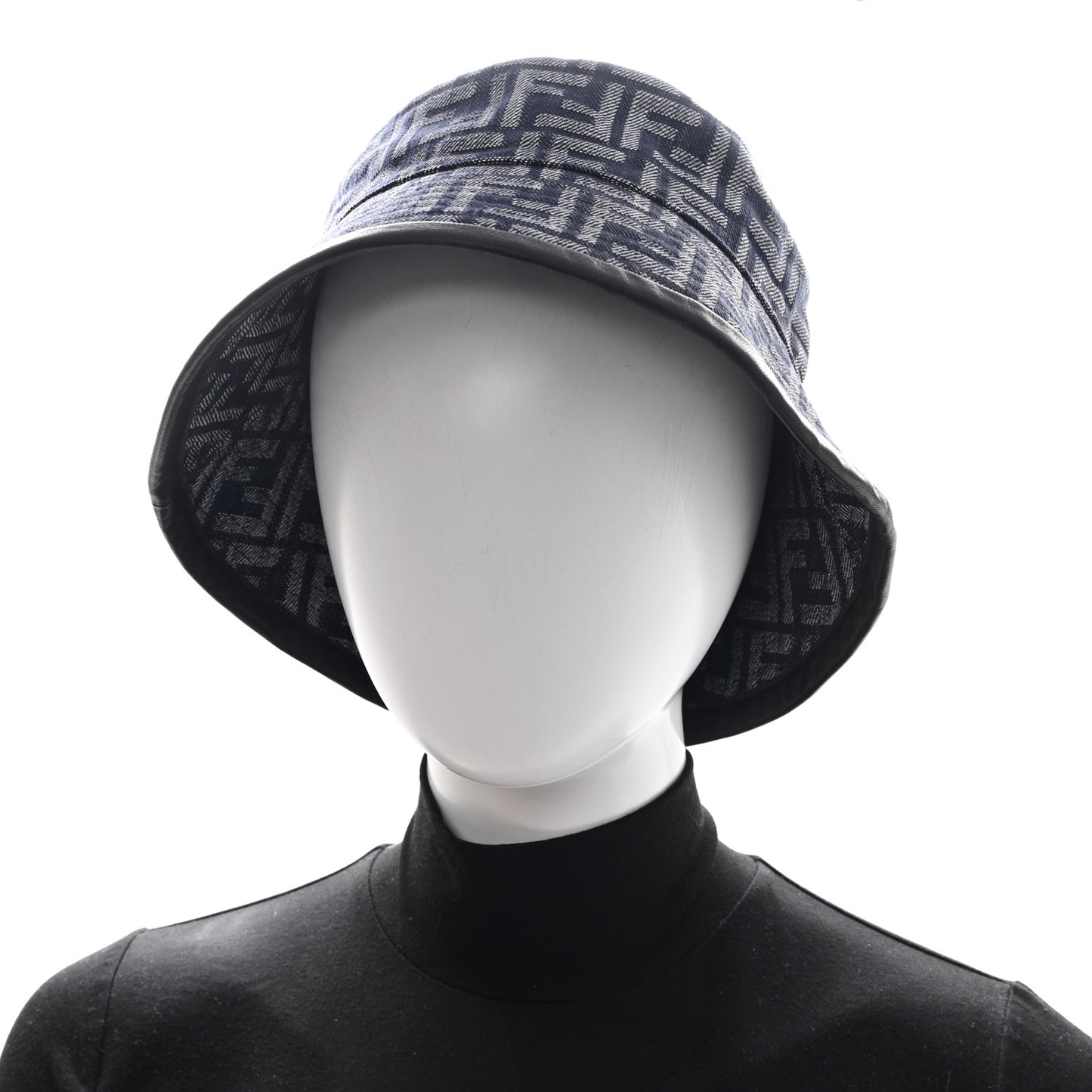 Denim FF Bucket Hat L Black