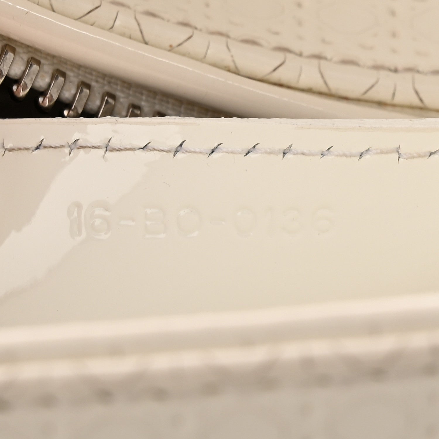 Christian Dior Patent Micro-Cannage Medium Lady Dior White 8 of 18