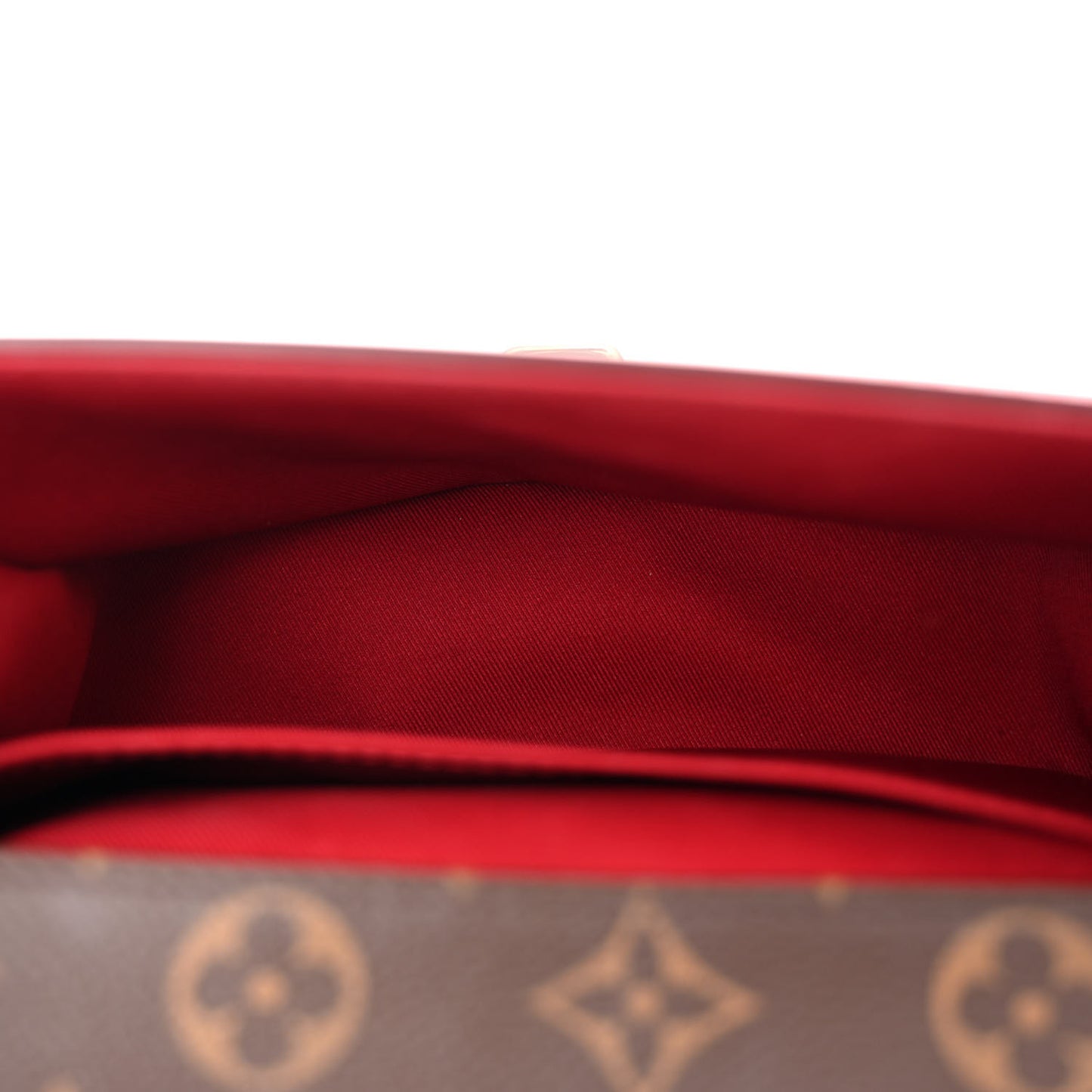 Patent Calfskin Monogram Cherrywood BB Scarlet