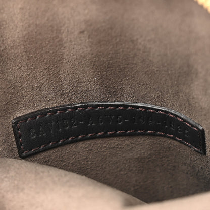 Fendi Fabric Jacquard FF 1974 Cell Pocket Strap You Tobacco Moro Black 6 of 7