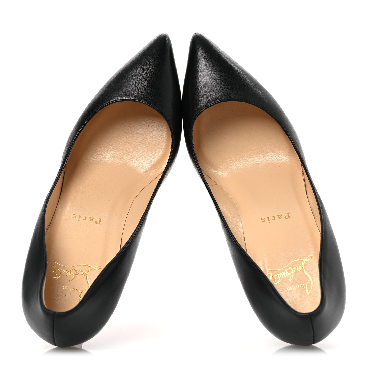 Shiny Nappa Pigalle Plato 100 Pumps 37.5 Black
