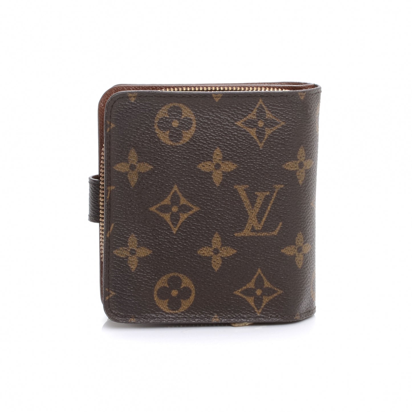 Monogram Compact Zippe Zipped Wallet