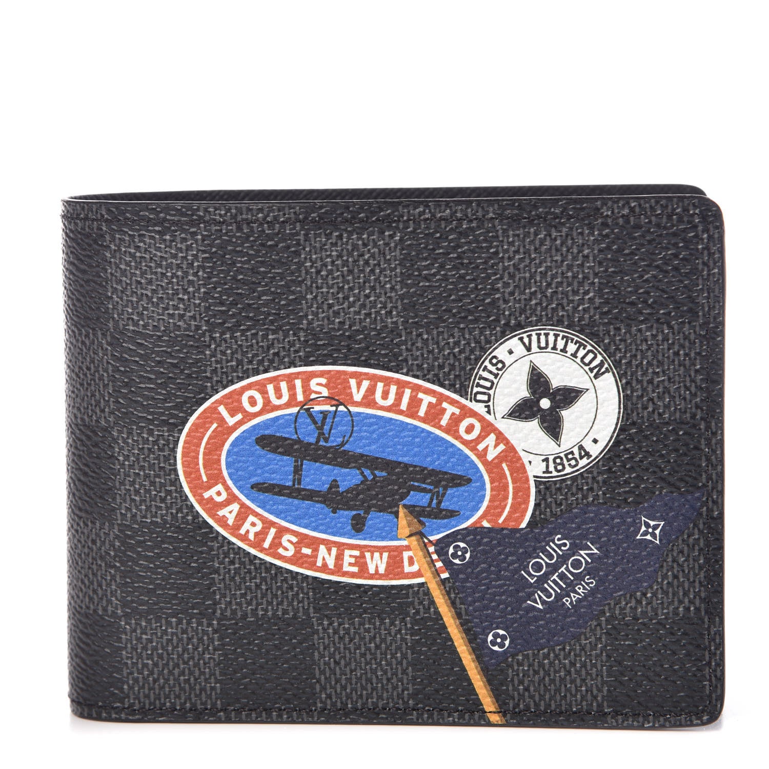 Louis Vuitton Damier Graphite World Tour Multiple Wallet 1 of 7