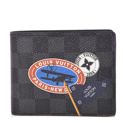 Louis Vuitton Damier Graphite World Tour Multiple Wallet 1 of 7
