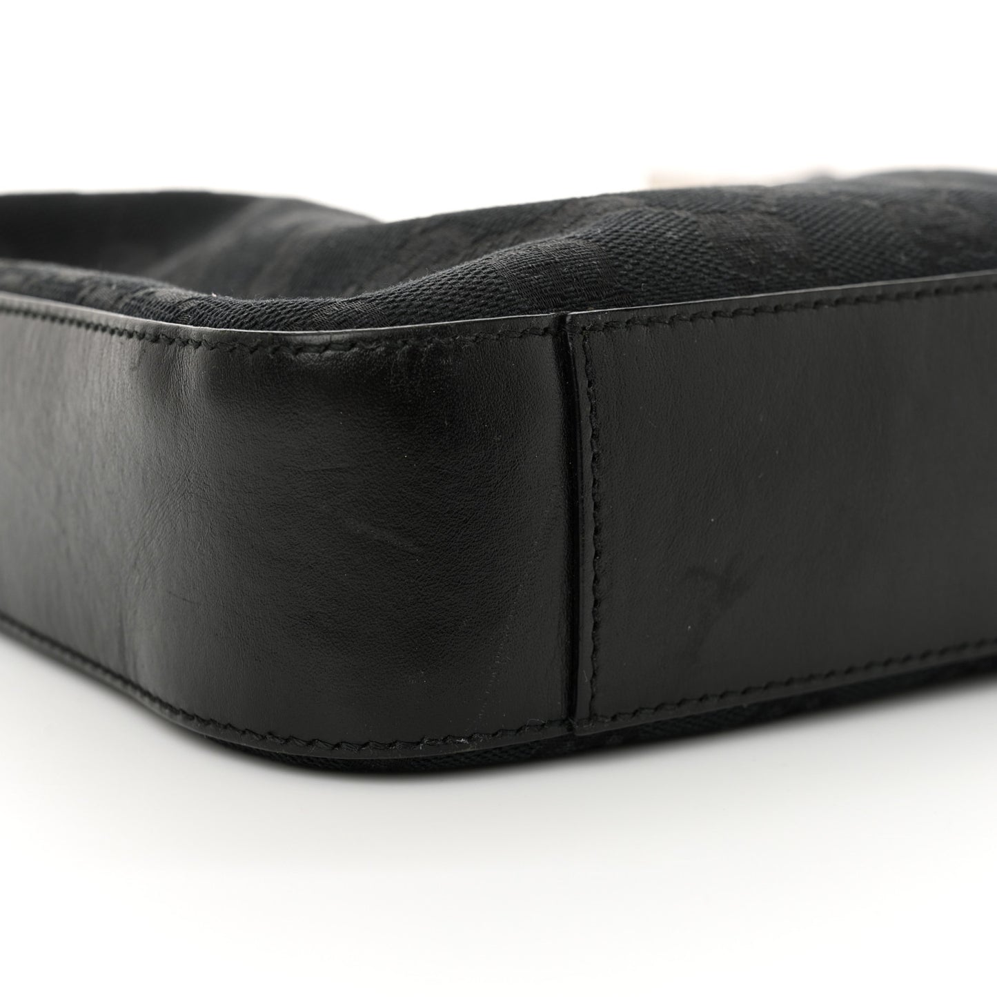Monogram GG Small Clasp Hobo Black