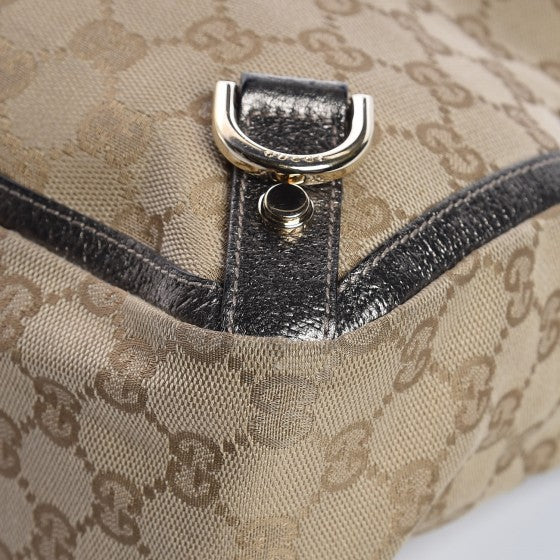 Monogram Medium Abbey Tote Metallic