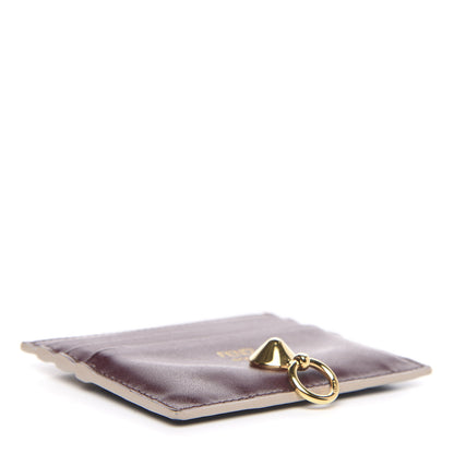 Fendi Vitello Liberty Lucio By The Way Card Holder Bordeaux Amido Blue Notte 4 of 7