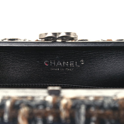 Chanel Tweed Kisslock Minaudiere Black Multicolor 9 of 11