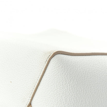Celine Soft Grained Calfskin Small Sangle Bucket Bag White 9 of 15