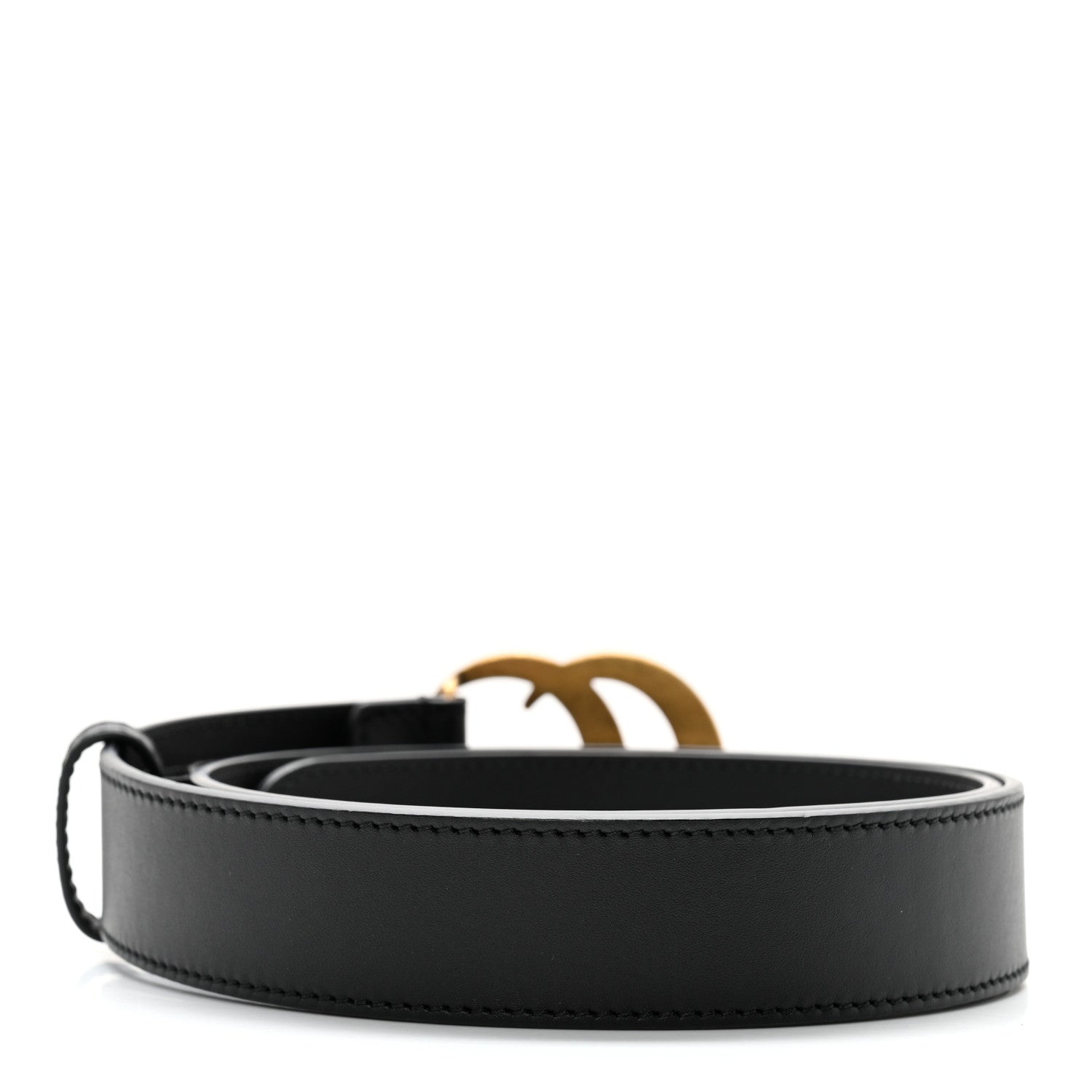 Gucci Calfskin Double G 30mm Belt 75 30 Black 2 of 7