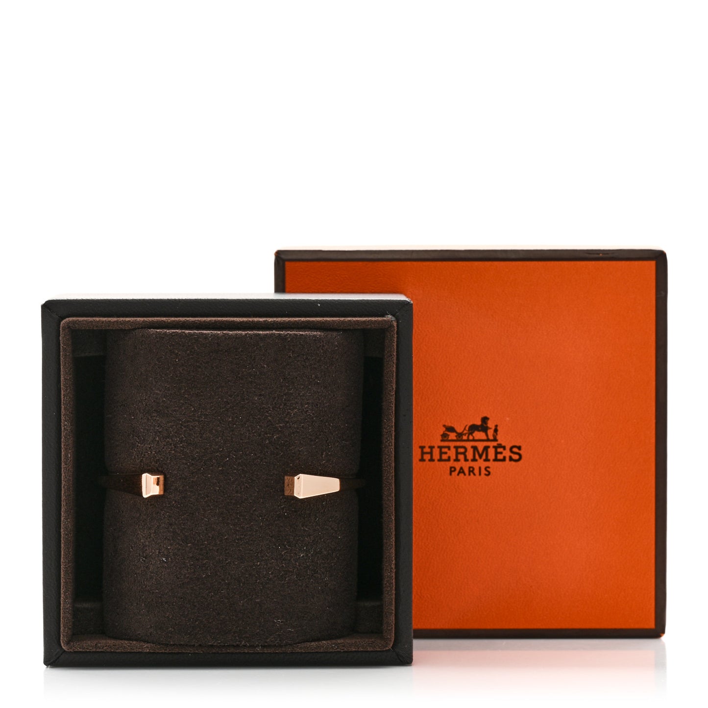 18K Rose Gold PM Clou de Forge Cuff Bracelet SH