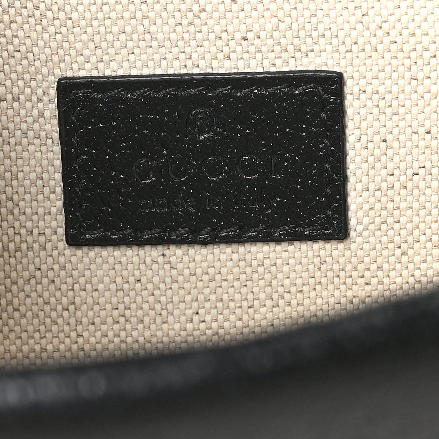 Gucci Jacquard Black Denim GG Monogram Textured Dollar Calfskin Small Dionysus Shoulder Bag Black Ivory 6 of 9