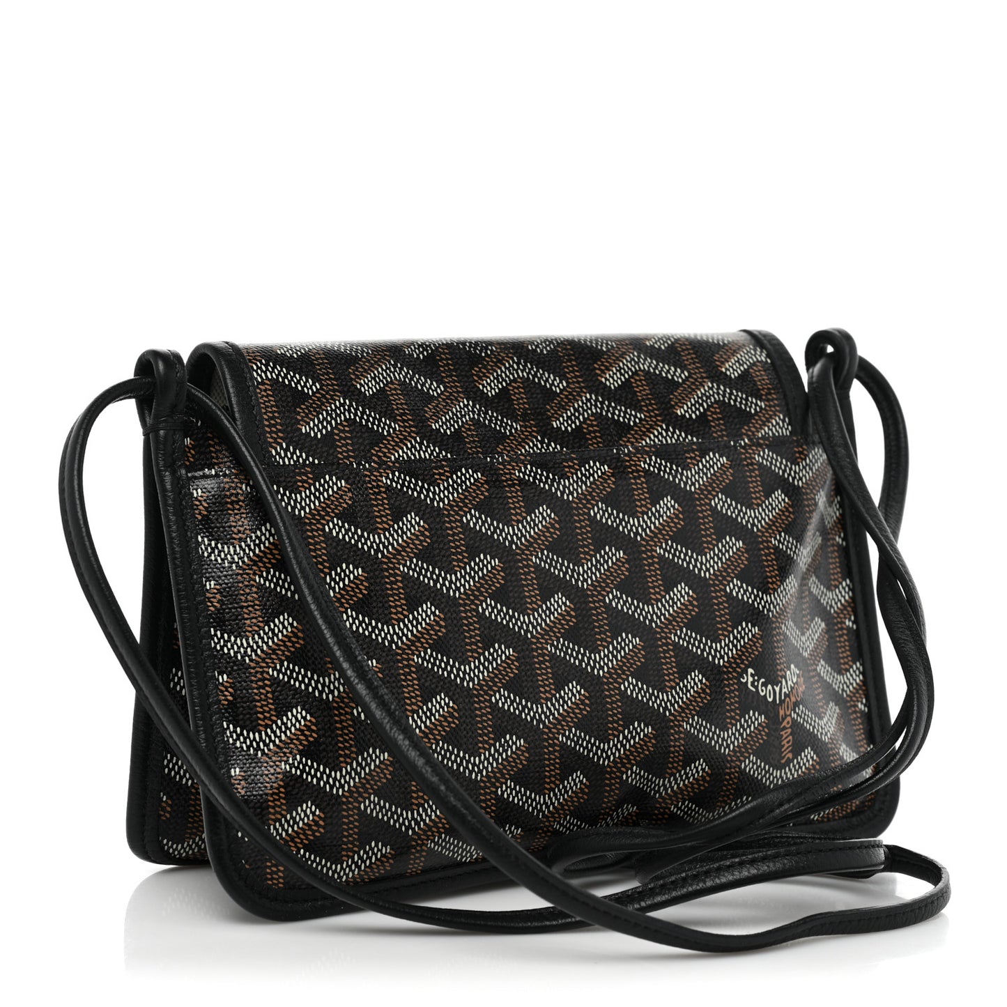 Goyardine Plumet Wallet Clutch Black