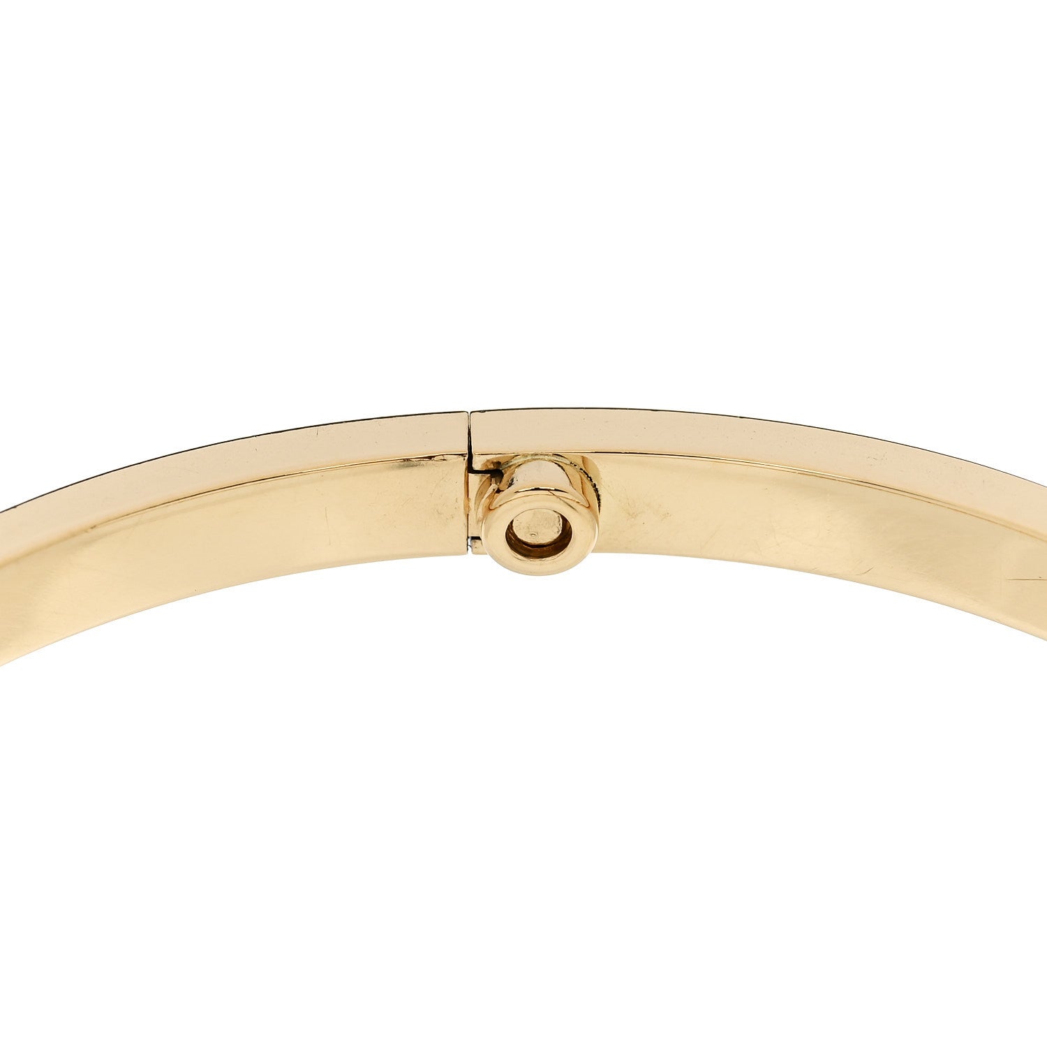 Cartier 18K Yellow Gold 10 Diamond Small LOVE Bracelet 18 7 of 8