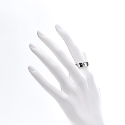 Cartier 18K White Gold 5.5mm LOVE Ring 54 6.75 2 of 4