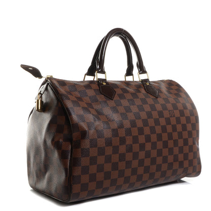 Louis Vuitton Damier Ebene Speedy 35 3 of 8
