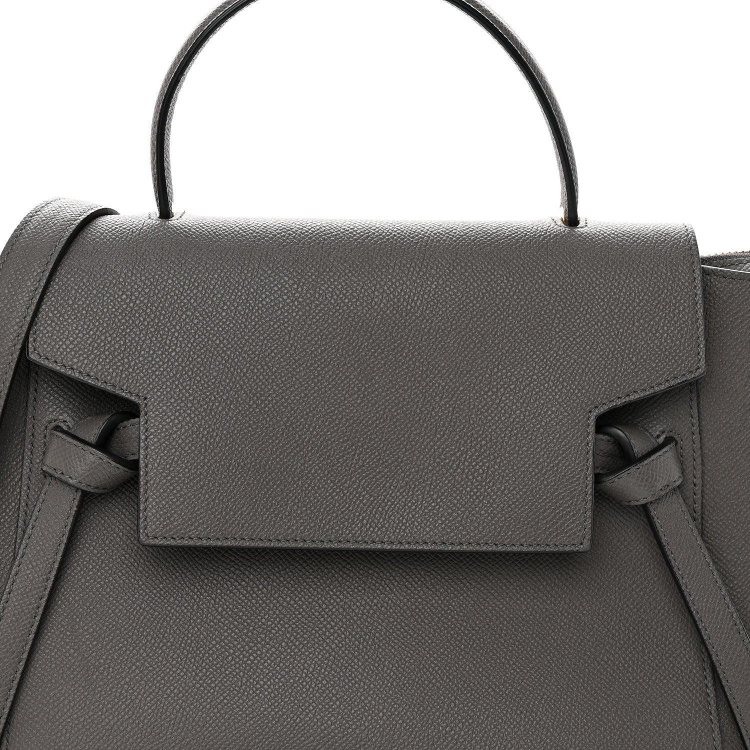 Celine Grained Calfskin Mini Belt Bag Grey 7 of 19