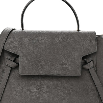 Celine Grained Calfskin Mini Belt Bag Grey 7 of 19